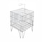 Azar Displays Square Large Stainless Wire Bin 300704 - alternate 2